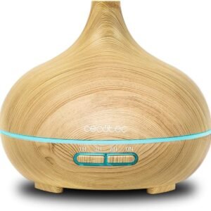 Cecotec Humidificador Ultrasónico y Difusor de Aromas con Temporizador Pure Aroma 300 Yang. 10 W, 300 ml, Temporizador hasta 6 horas, 7 Colores LED, Función Aromaterapia, Ultrasilencioso