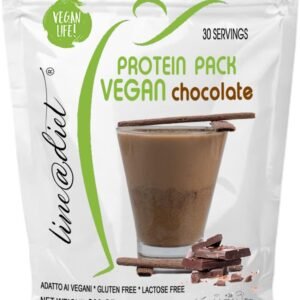 Shake proteico vegano 900g CHOCOLATE | SIN GLUTEN | SIN LACTOSA | Shake proteico vegano línea@diet, 30 raciones con 80% de PROTEÍNA para deportistas y fitness.