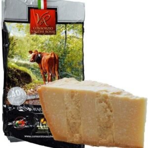 Parmigiano Reggiano DOP "Vacche Rosse" 40 meses kg.1. Producido directamente por el Consorcio Vecche Rosse (Etiqueta Roja)