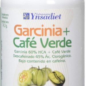 YNSADIET Garcinia Cambogia Con Extracto de Café Verde Sin Cafeina, Complemento Para la Dieta, Complemento alimenticio Natural, Control de Peso, Perdida de Peso, 90 Cápsulas