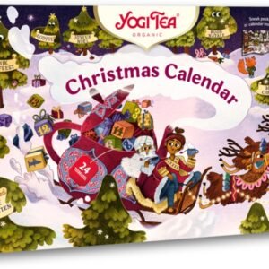 Yogi Tea Calendario de Adviento 2024-24 tés orgánicos para cada día de Adviento, el regalo perfecto de Navidad