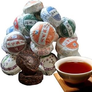 10 piezas Puer Tea China crudo y cocido Puerh Tuocha Mini té Pu'er té 60g(0.13LB)Té verde Té negro Té chino Pu er té Té crudo Puerh té comida saludable Pu-erh té Pu erh tea Té maduro té cocido Té rojo