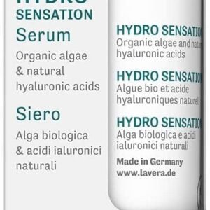 lavera Hydro Sensation Suero, Algas orgánicas & ácidos hialurónicos naturales, cosméticos naturales, vegan, certificado, 30ml
