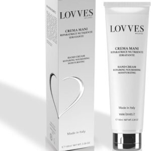 LOVVES Crema de Manos, Alta Cosmética Natural, Efecto Lifting, Nutritiva Hidratante Reparadora, Tratamiento Anti-Edad, Conserva el Aspecto Joven de las Manos. Formato 100ml