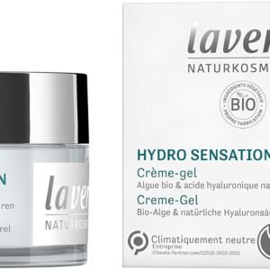 Lavvera Hydro Sensation Crema de gel de algas orgánicas y ácido hialurónico natural Cosméticos naturales veganos certificado 50ml