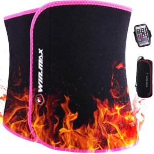 WIN.MAX Faja Reductora Mujer y Hombre,Faja Adelgazante,Faja para Gimnasio de Neopreno, Cinturón Lumbar Abdominal para Sudar y Hacer Deporte,Fitness y Proteger los lumbares