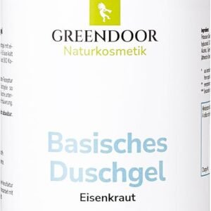 500 ml Greendoor Básica Gel de ducha verbena - 100% Natural, Cosmética natural sin Sulfato, sin Silicona, sin conservantes