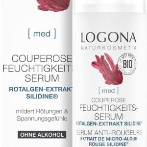 logona Natural cosmético Coupe Rose Humedad de Serum, Proporciona la a Coupe Rose neigenden piel la extra Mucha Humedad, con el Agente activo silidine® exclusiva, Vegano), 30 ml