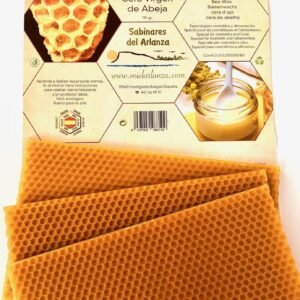 Cera de abeja (195g) Natural 100% origen España. De nuestras propias colmenas, pura y versátil: para cosmética, cremas, pomadas, protector labial...