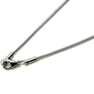 Zen'Aroma Cadena de Malla de Serpiente para Collar difusor de aromaterapia - Accesorio para Joyas, aromaterapia, aceites Esenciales y perfumes