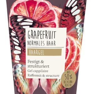 farfalla Gel para el pelo de pomelo – con aceite esencial natural – 100% cosméticos naturales certificados (1 x 100 ml)