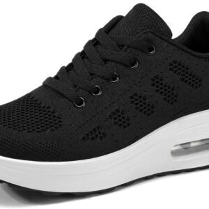 Ahico Zapatillas Adelgazar Mujer Deportivas Balance Zapatos para Correr Ligero Calzado Deportivo Transpirable Gimnasio Fitness Casual Sneakers