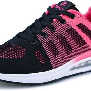 Zapatillas de Deporte para Mujer Zapatillas Deportivas para Correr Zapatos con Cordones para Caminar Zapatillas Transpirables para Correr al Aire Libre para Correr