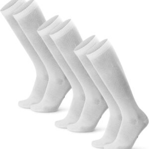 DANISH ENDURANCE Calcetines de Compresión Algodón Orgánico, Mujer y Hombre, Deporte, Recuperación, 1 o 3 Pack