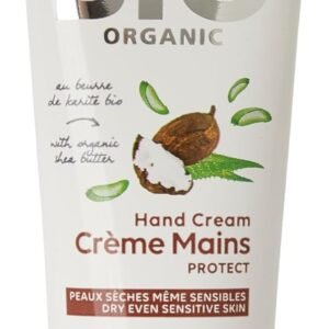 Corine de Farme - Crema Reparadora Bio para Manos 75ml - Cualquier Tipo de Piel - con Karité y Aloe Vera - Calma, Protege, Hipoalergénica - Sin Perfume - Cosmético Natural