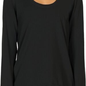 icyzone Camiseta de Yoga Deportiva de Manga Larga para Mujer